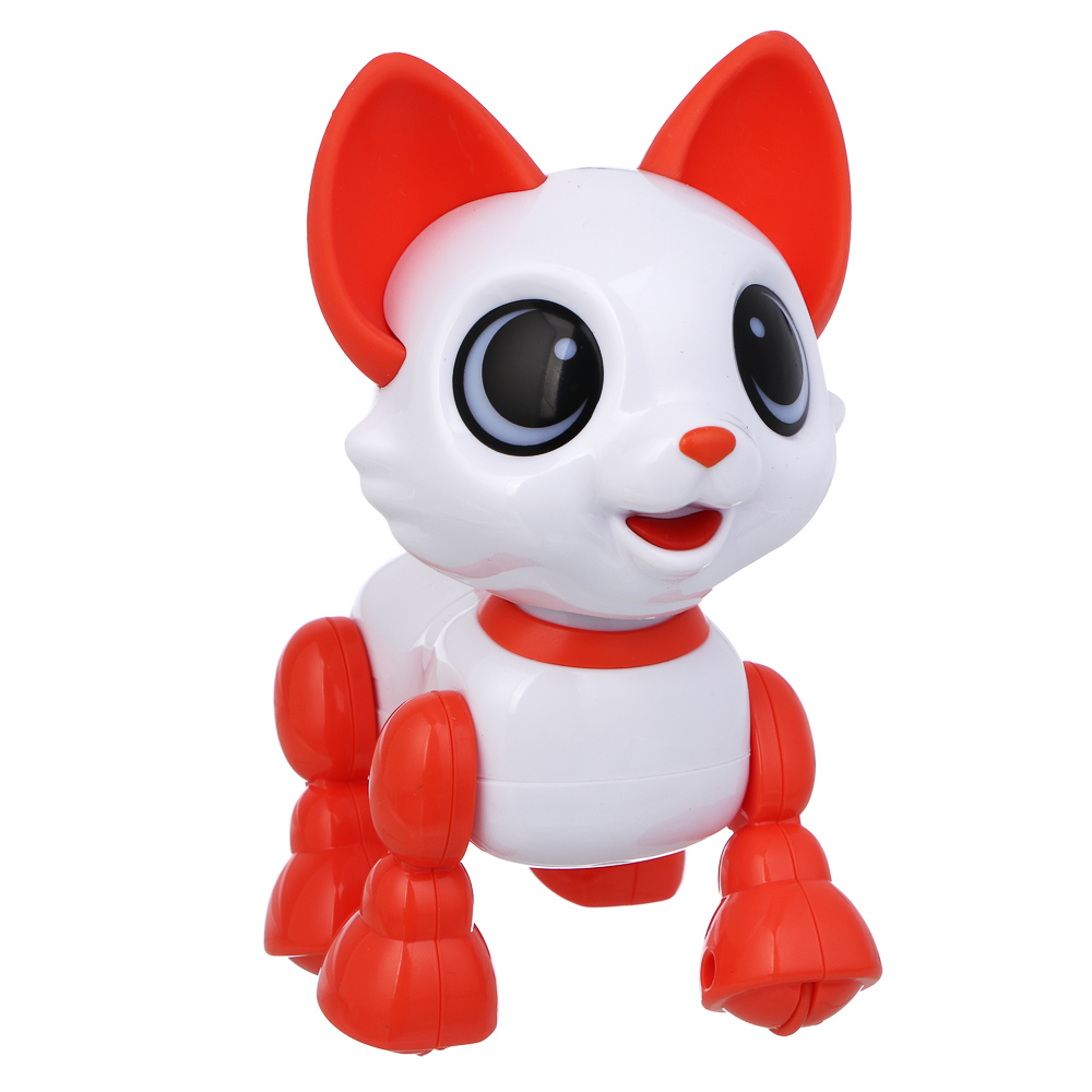 ИГРОЛЕНД Игрушка "Интерактивный питомец" котенок, ABS, звук, свет, движ., 2хAAA, 12,5х8х13,5 см - #5