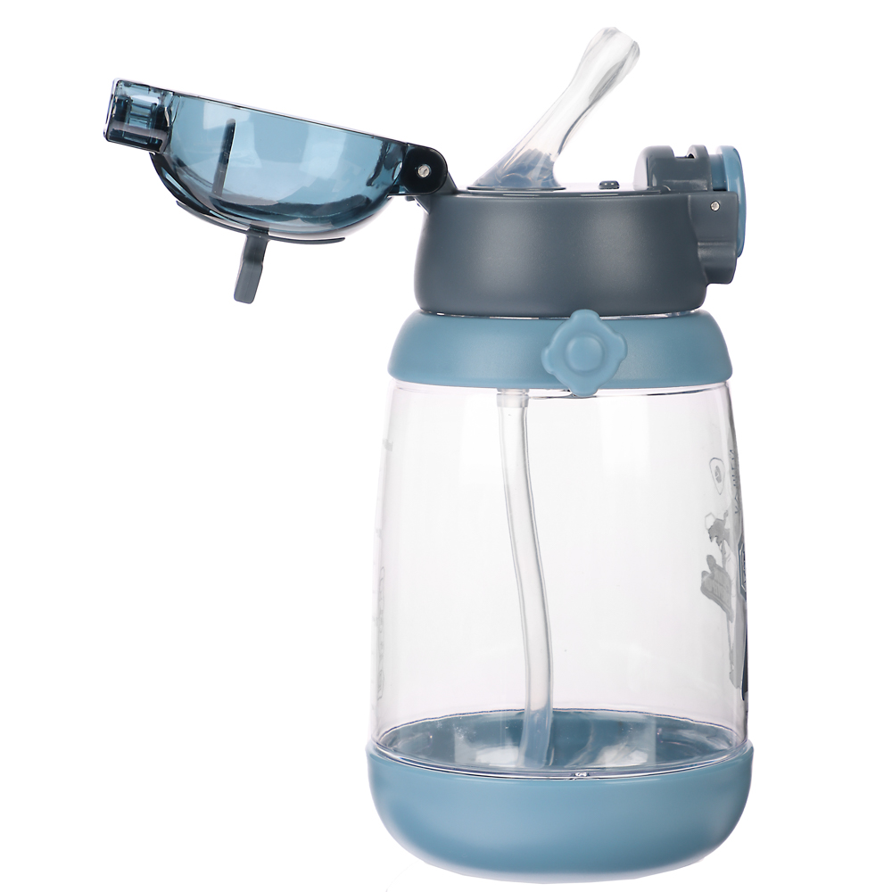 BY Русские Супергерои Бутылка детская с поильником, 8.5x19см,520мл,"Кощей" PC, PP, силикон - #9