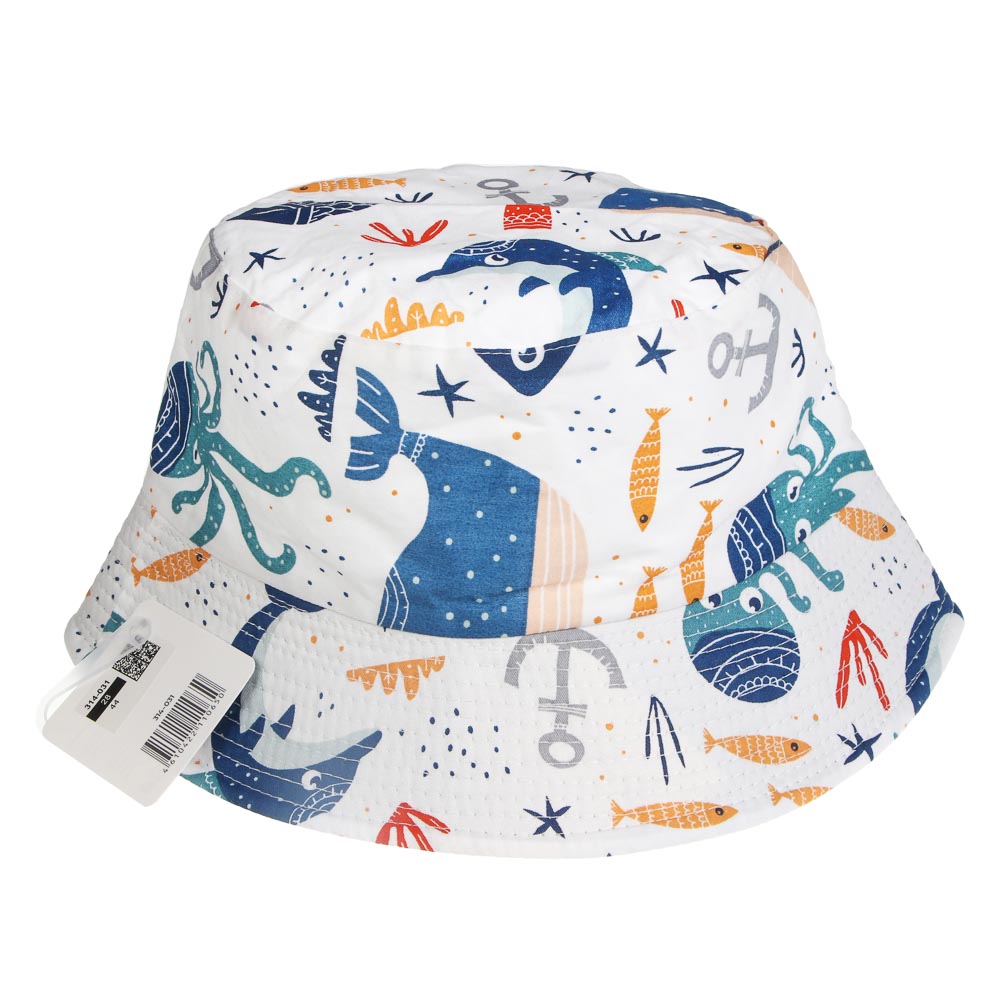 Панама детская, тм GALANTE, р. 54, 100% хлопок, разноцветная - #5