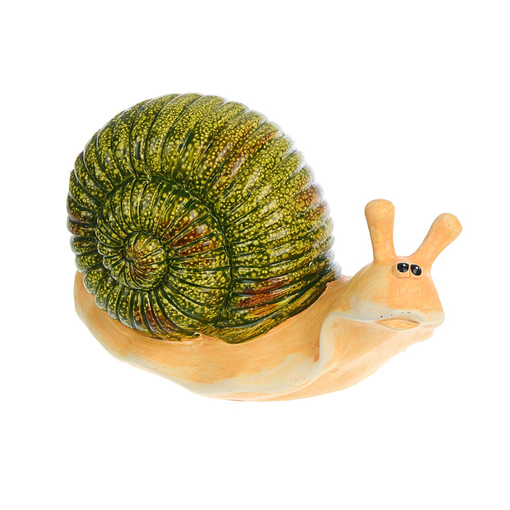 Фигурка садовая "Улитка" тм INBLOOM, 20х10х12см, магнезия - #7