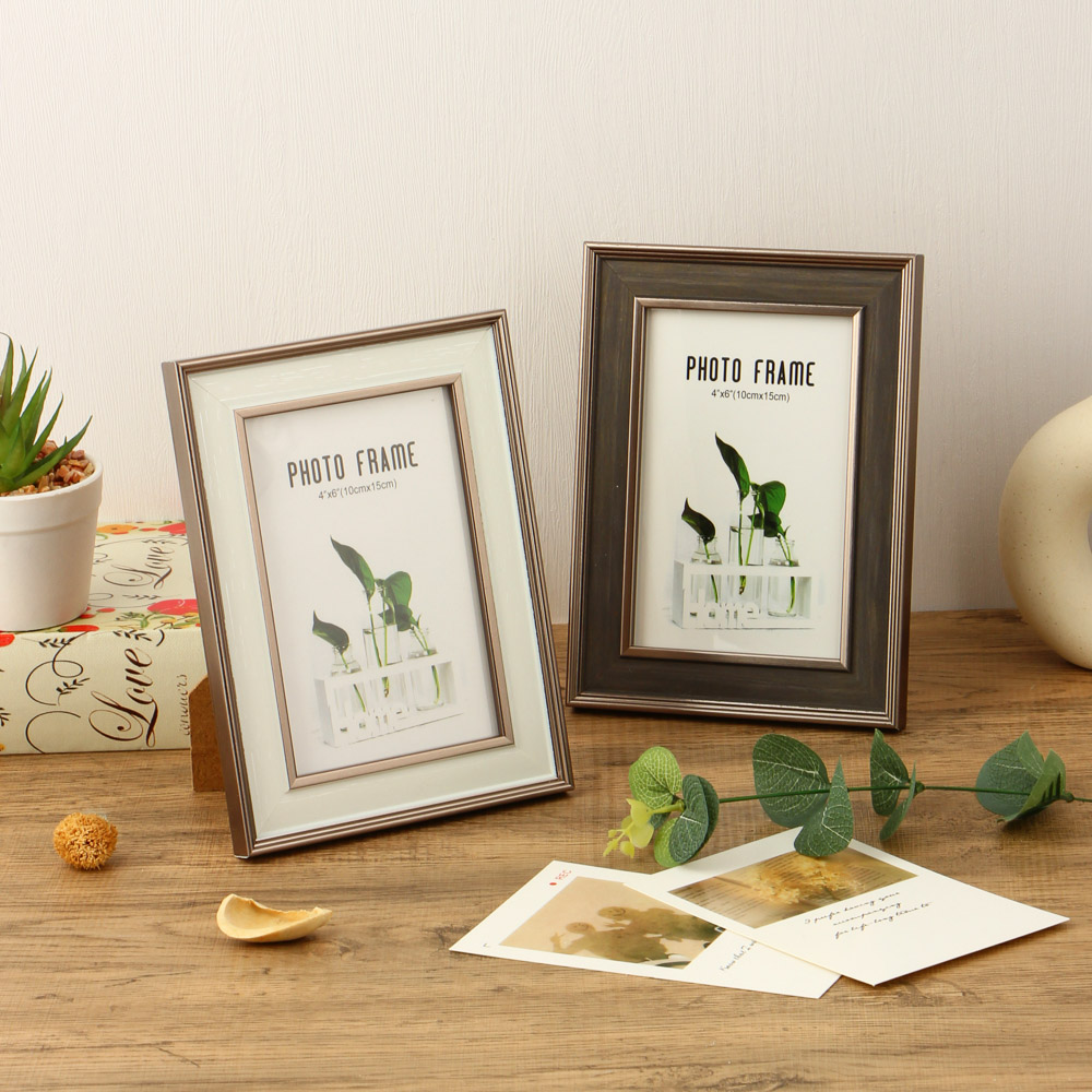 Фоторамка, 10х15 см, пластик, арт.Р4, 2 цвета - #1