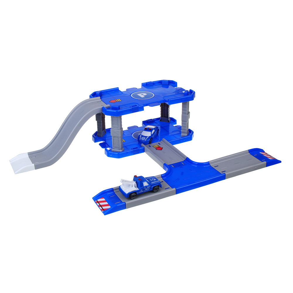 ИГРОЛЕНД Парковка двухуровневая, 2 маш., ABS, 18,5x5,5x26 см, 3 дизайна - #14