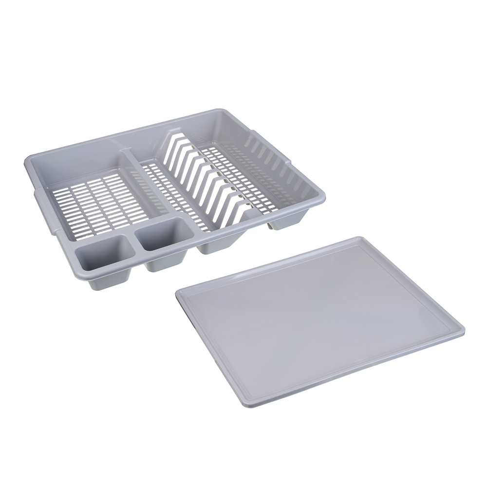 Сушилка для посуды тм VETTA, 44х36,3х9,3см, пластик - #4