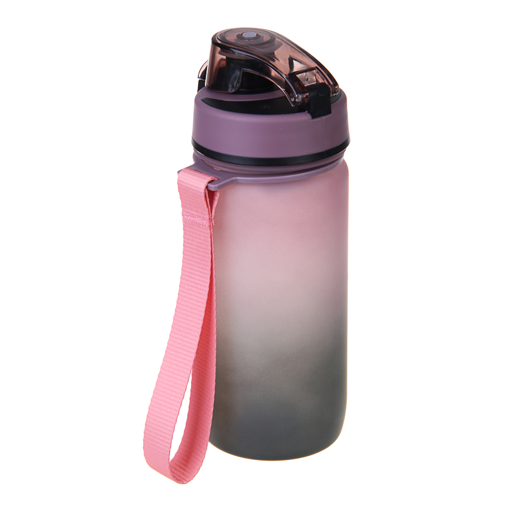 SILAPRO MAX Бутылка спортивная с замком, ULTIMATE GREY -ELDERBERRY, 550мл, РС - #8