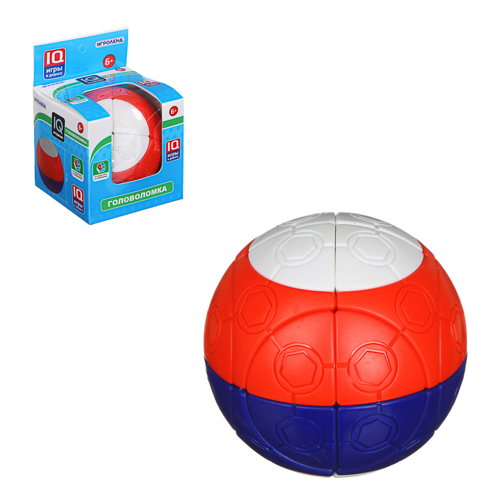 ИГРОЛЕНД Шар головоломка "Собери цвета", пластик, 7см, 3 цвета - #1