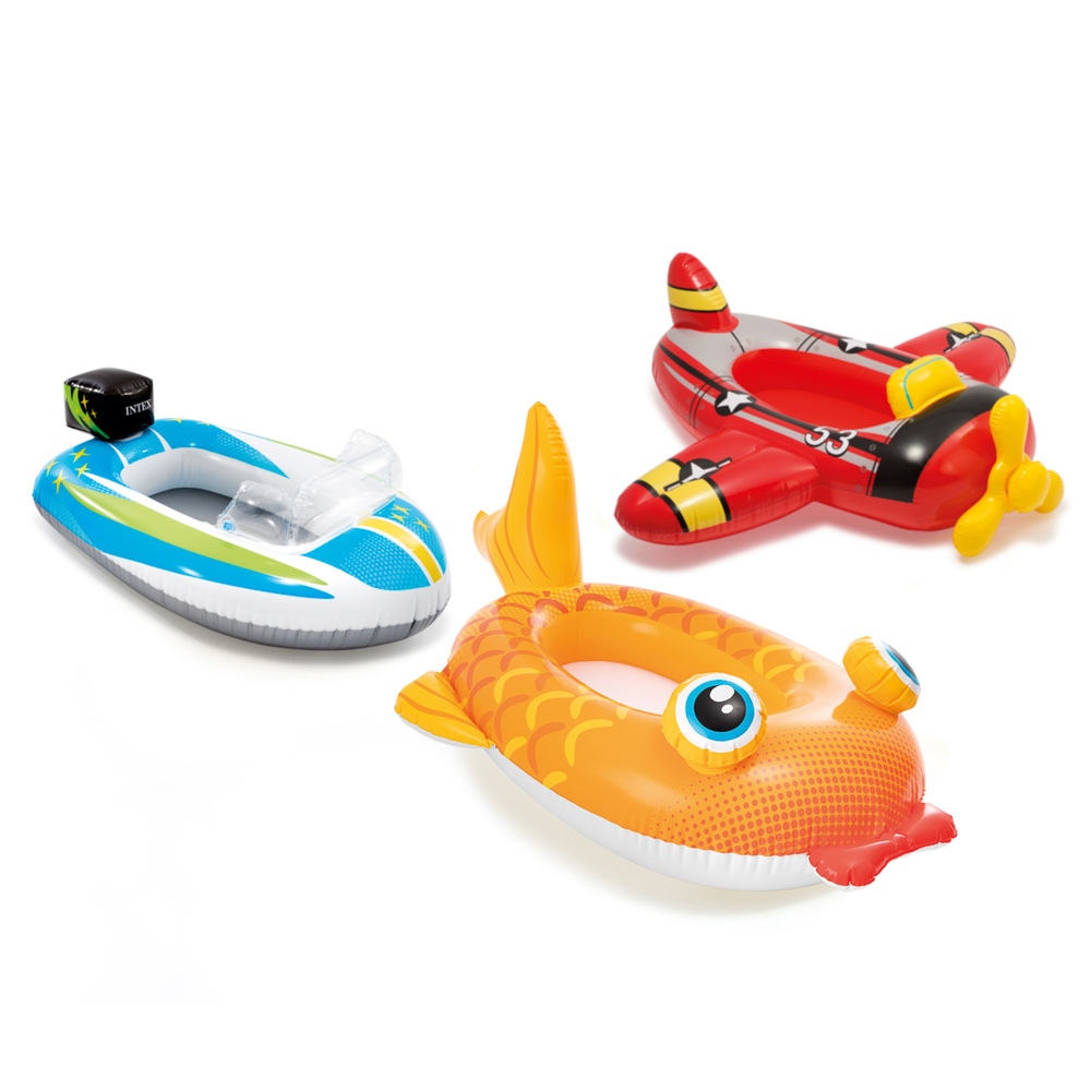 INTEX Лодка детская для 3-6 лет, 112х99см, 3 вида, 59380NP - #1