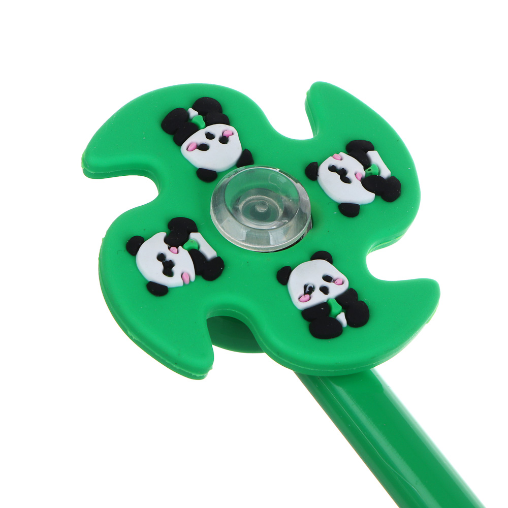 Ручка шариковая синяя, "Панда" антистресс со спиннером, шоу-бокс - #6