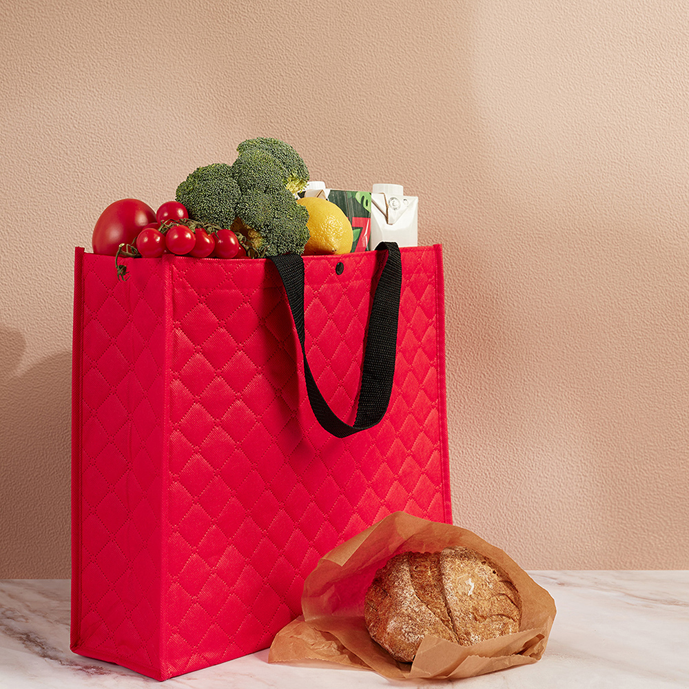 VETTA Сумка хозяйственная трехслойная, 34х40х12,5см, 17л, до 10кг, полиэстер, красная - #10