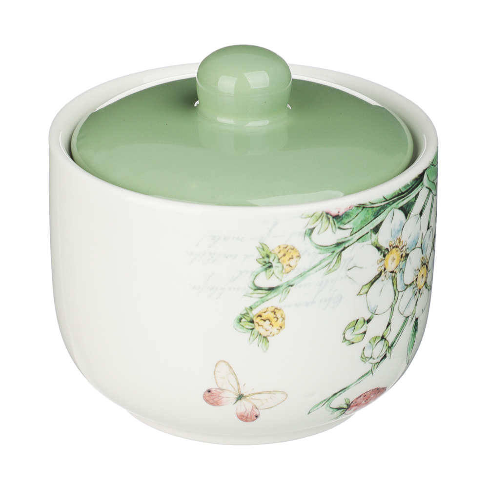 MILLIMI Земляника Сахарница, 11х11см, 500мл, керамика - #3