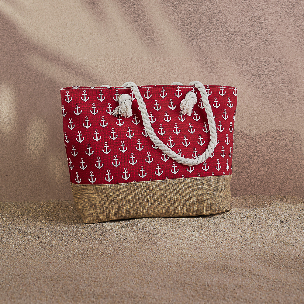 ЮL Сумка пляжная 52х35х12 см, 100% полиэстер, 3 цвета - #14