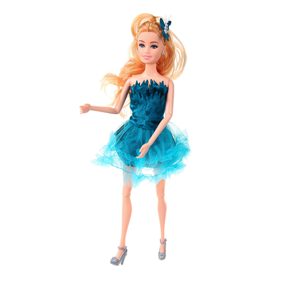 ИГРОЛЕНД Кукла нарядная шарнирная, 29 см, PP, PVC, полиэстер, 8х4х32 см, 4 дизайна - #5