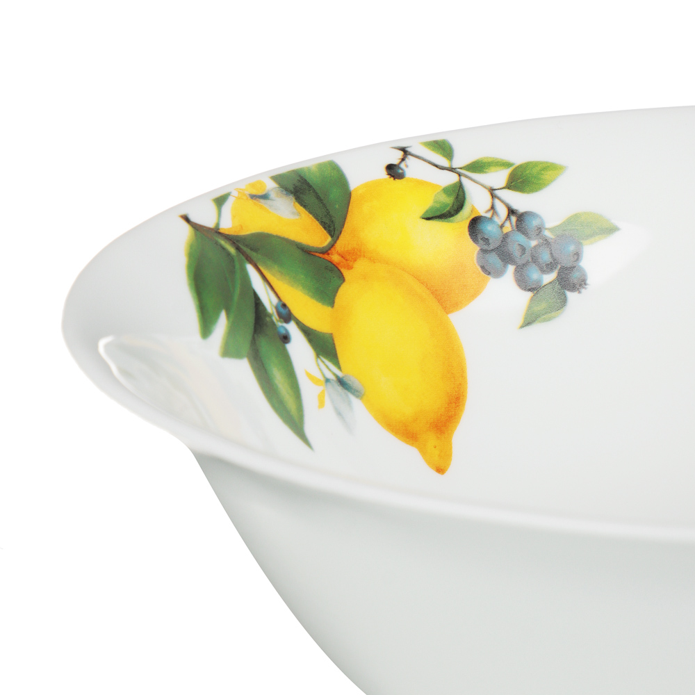 MILLIMI Лимоны Салатник, опаловое стекло, 760мл, 19х5.4см - #2