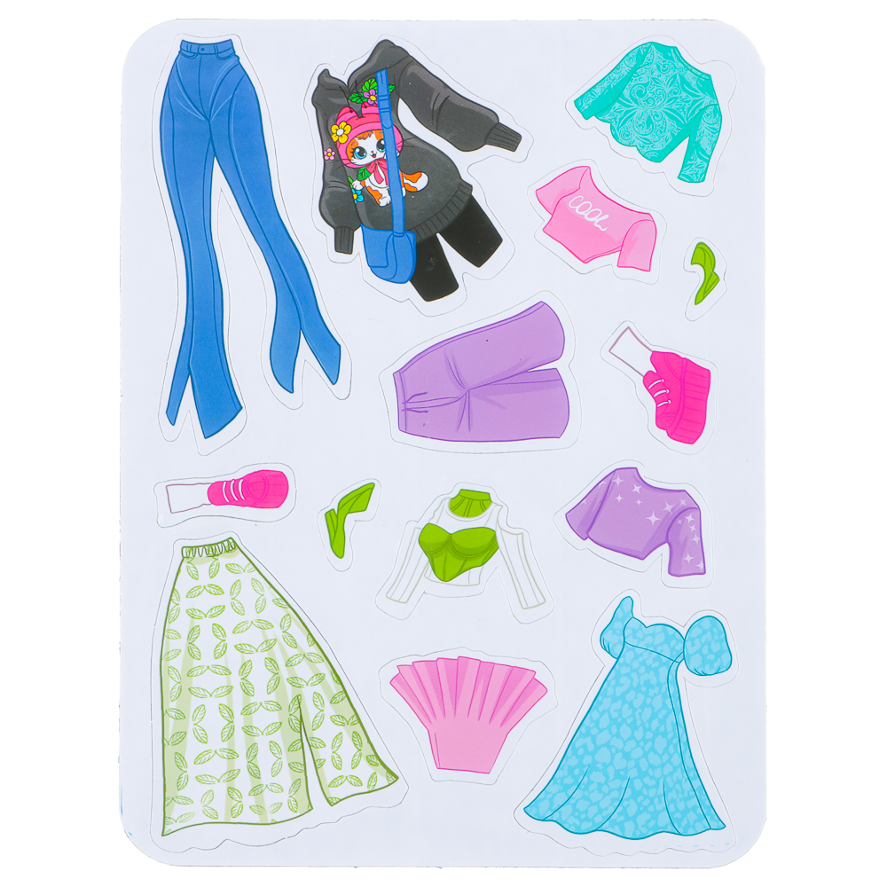 Кукла магнитная с нарядами "Стильный образ" ХоббиХит  - #13