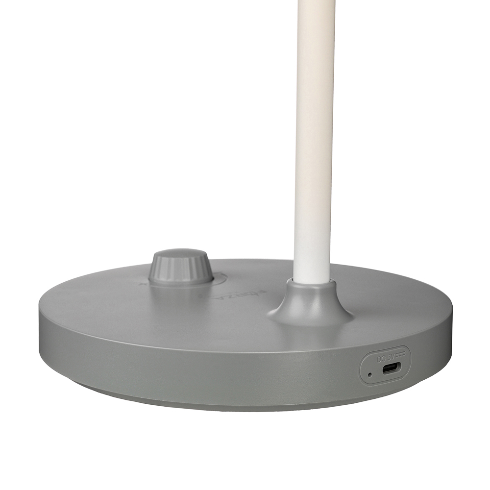 FORZA Светильник переносной настольный, 48LED, USB, 13Вт, 800Лм, кабель 1м, диммер, пластик, серый - #9