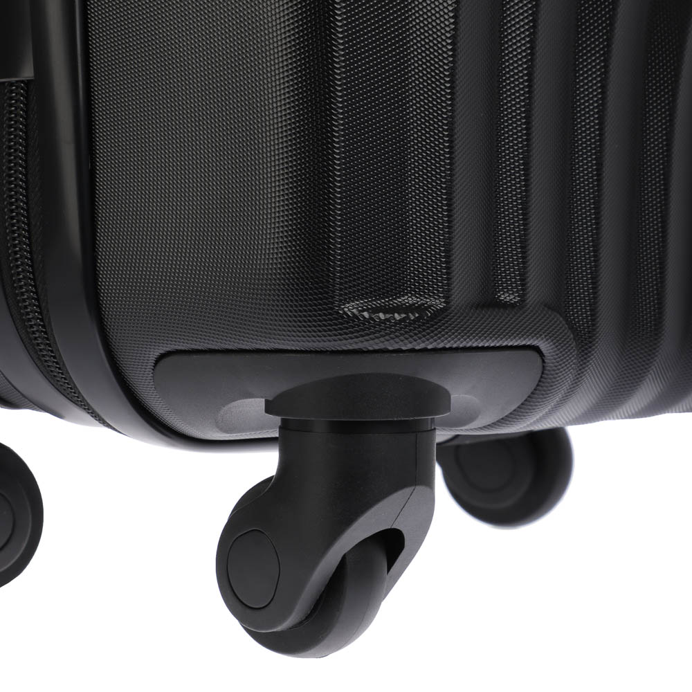 Комплект из 2 чемоданов S+М, ABS пластик, 67х43х26 см, черный - #6