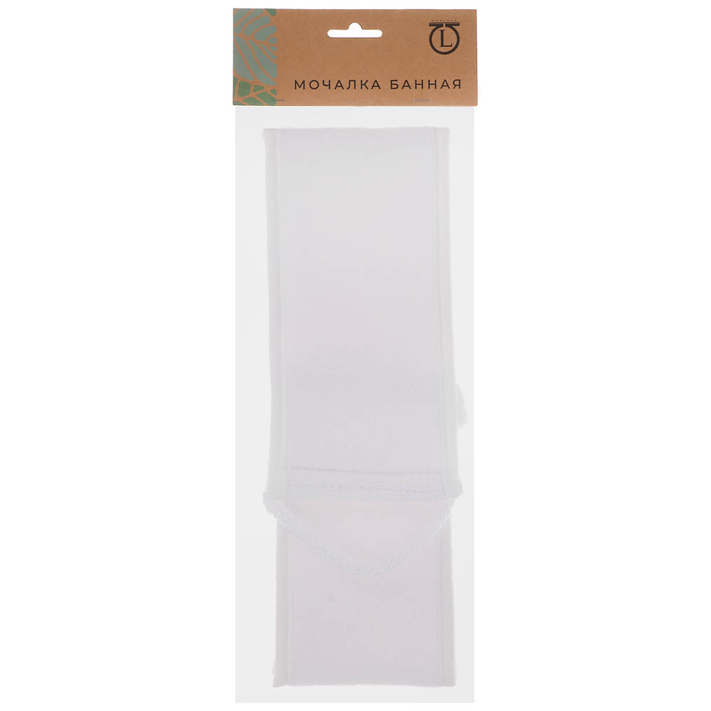 ЮL Мочалка лента банная с ручками с эффектом пилинга, сизаль, полиэстер, поролон, 68х10см, 3 цв. - #15