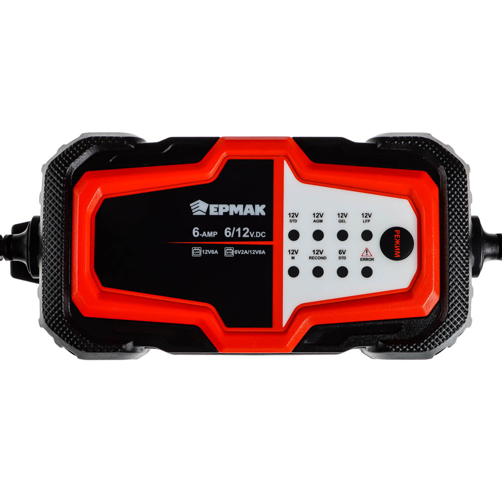ЕРМАК Автоматическое зарядное устройство для АКБ, 6А, аналоговое управление - #1