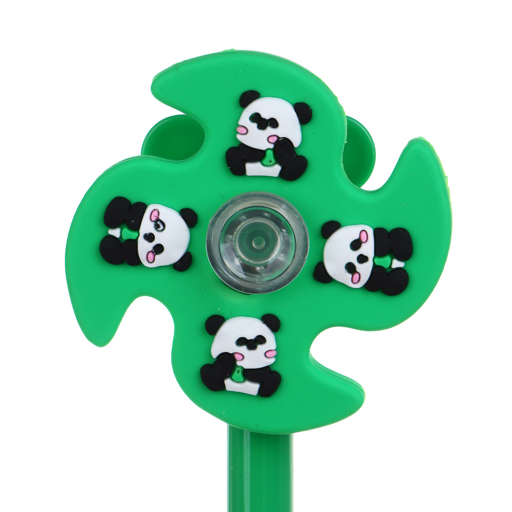 Ручка шариковая синяя, "Панда" антистресс со спиннером, шоу-бокс - #4