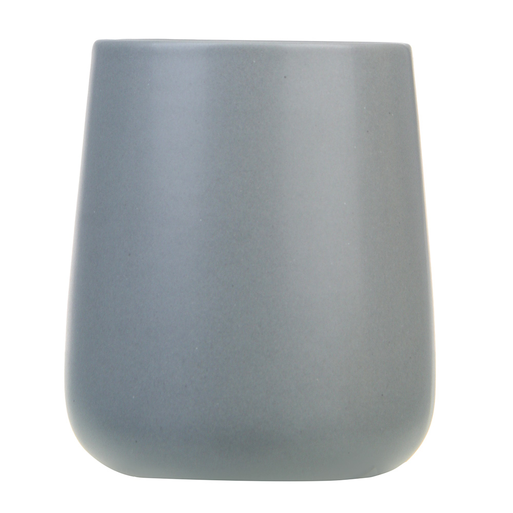 VETTA Стакан для ванной комнаты, 400 мл, 10,4x9x9 см, керамика, "Космос", серый - #2