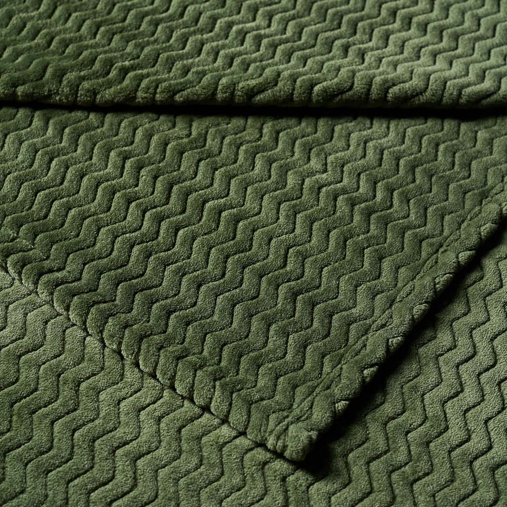 PROVANCE Эвкалипт Плед микрофибра, 180х200см, 300гр/м, зеленый - #6