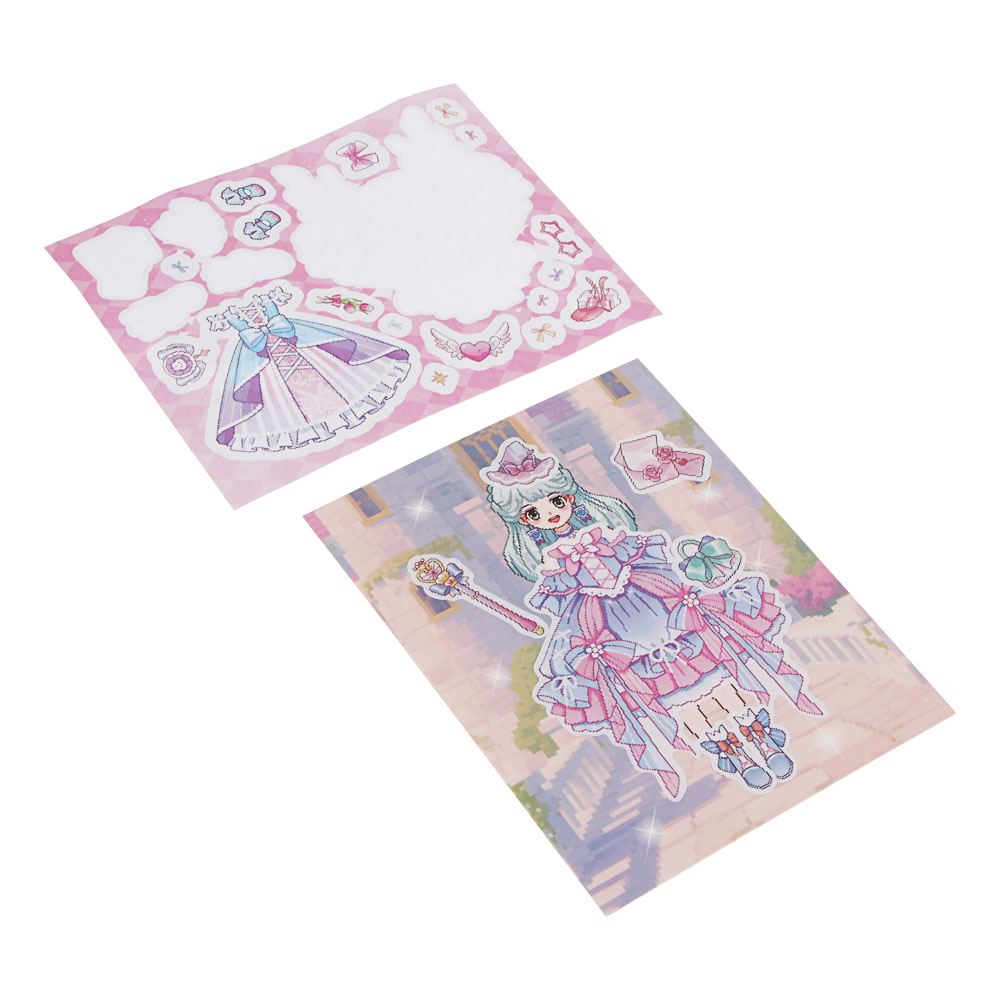 Наклейки для творчества "Модница", бумага, PET, PVC, 19,5х12см, 4 дизайна - #8