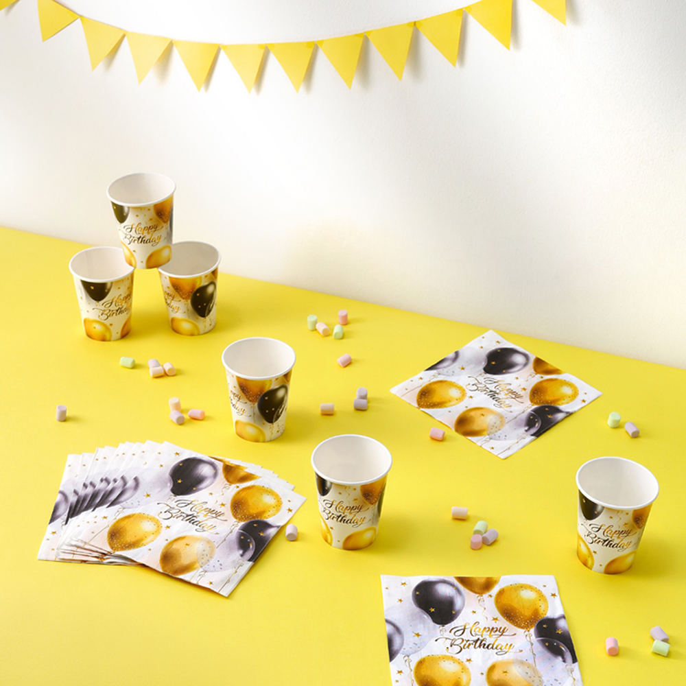 Набор салфеток бумажных тм Fntastic, 12 шт Happy birthday! 33x33 см - #7