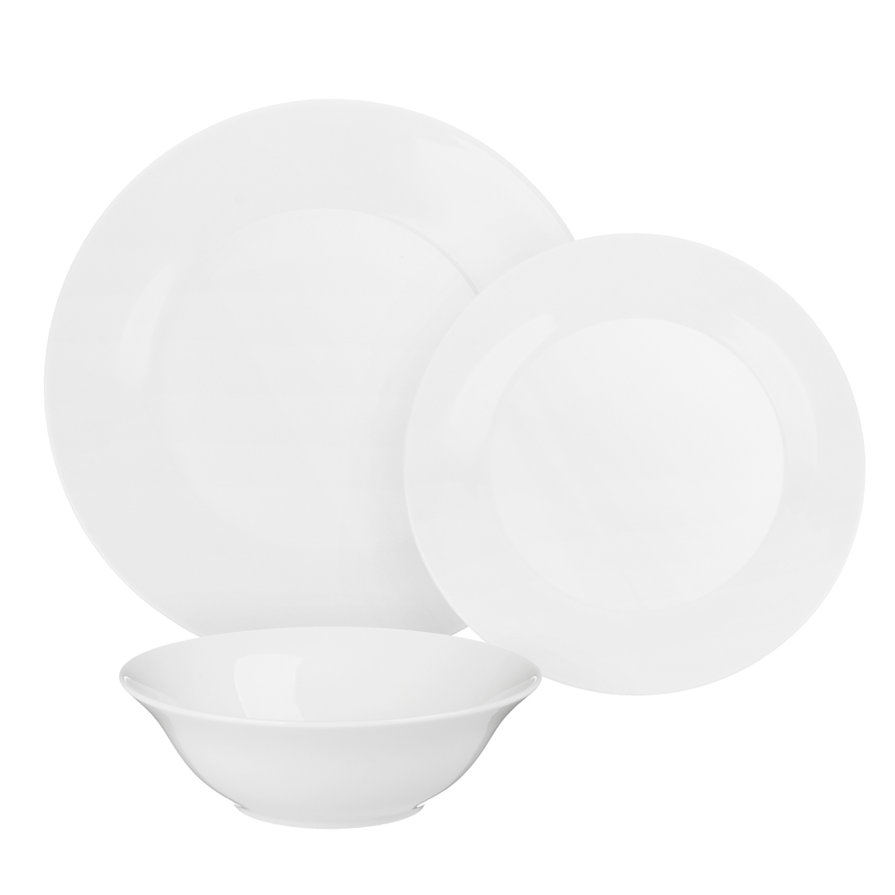 MILLIMI Сонет Набор стол.посуды 18пр (тар26см*6, тар22см*6, салатн15см*6), фарфор - #1