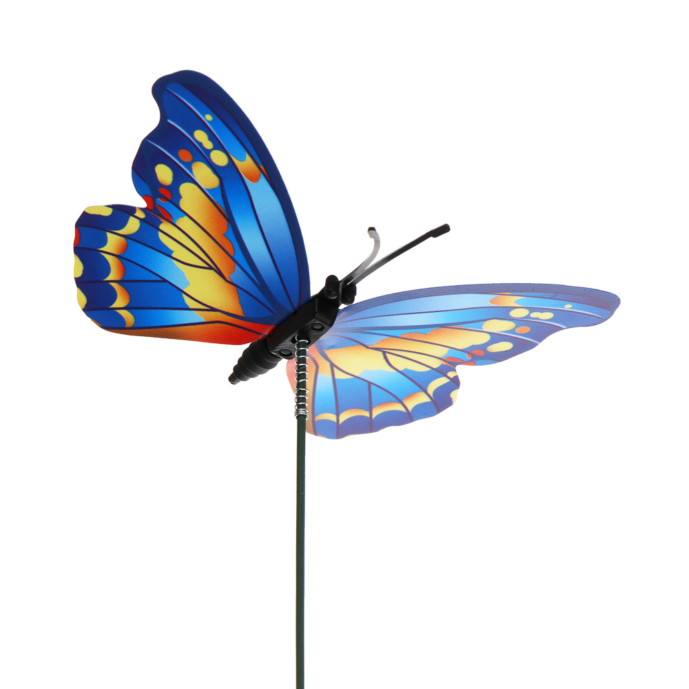 Фигурка на стержне "Бабочка" тм INBLOOM, набор 10шт, 8х25см, пластик, металл - #6