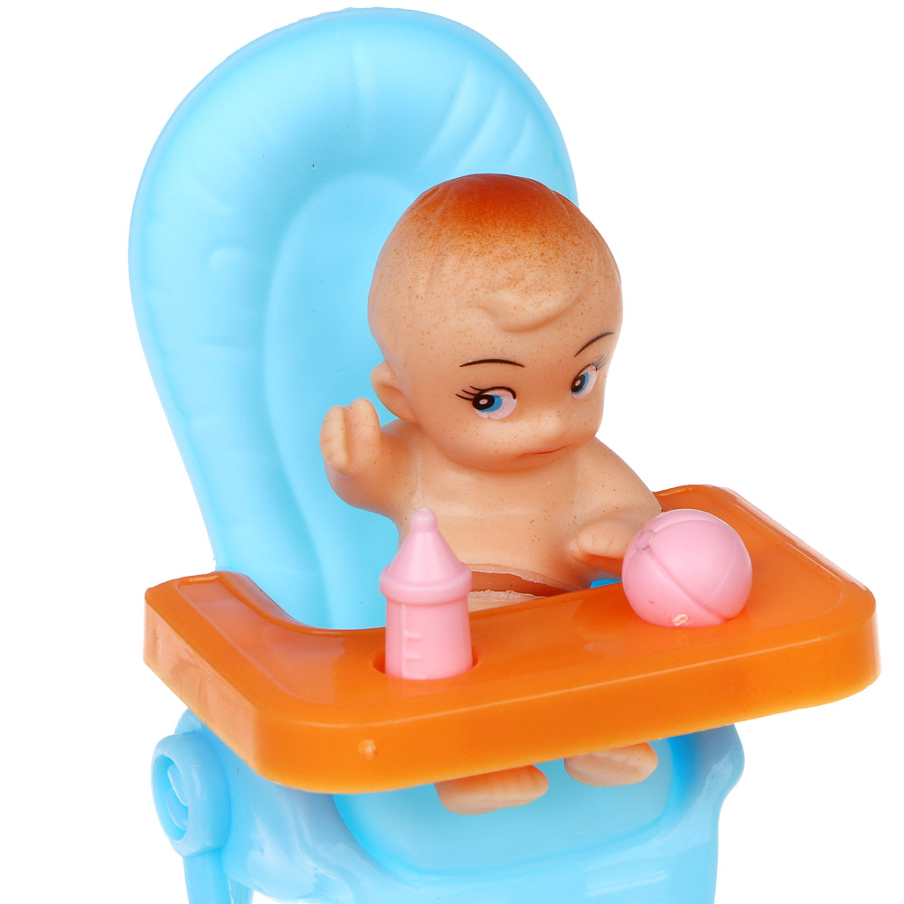 ИГРОЛЕНД Кукла 28 см с животиком и с детьми и акс., PVC, ABS, полиэстер, 21х7,1х33 см, 2 диз - #7