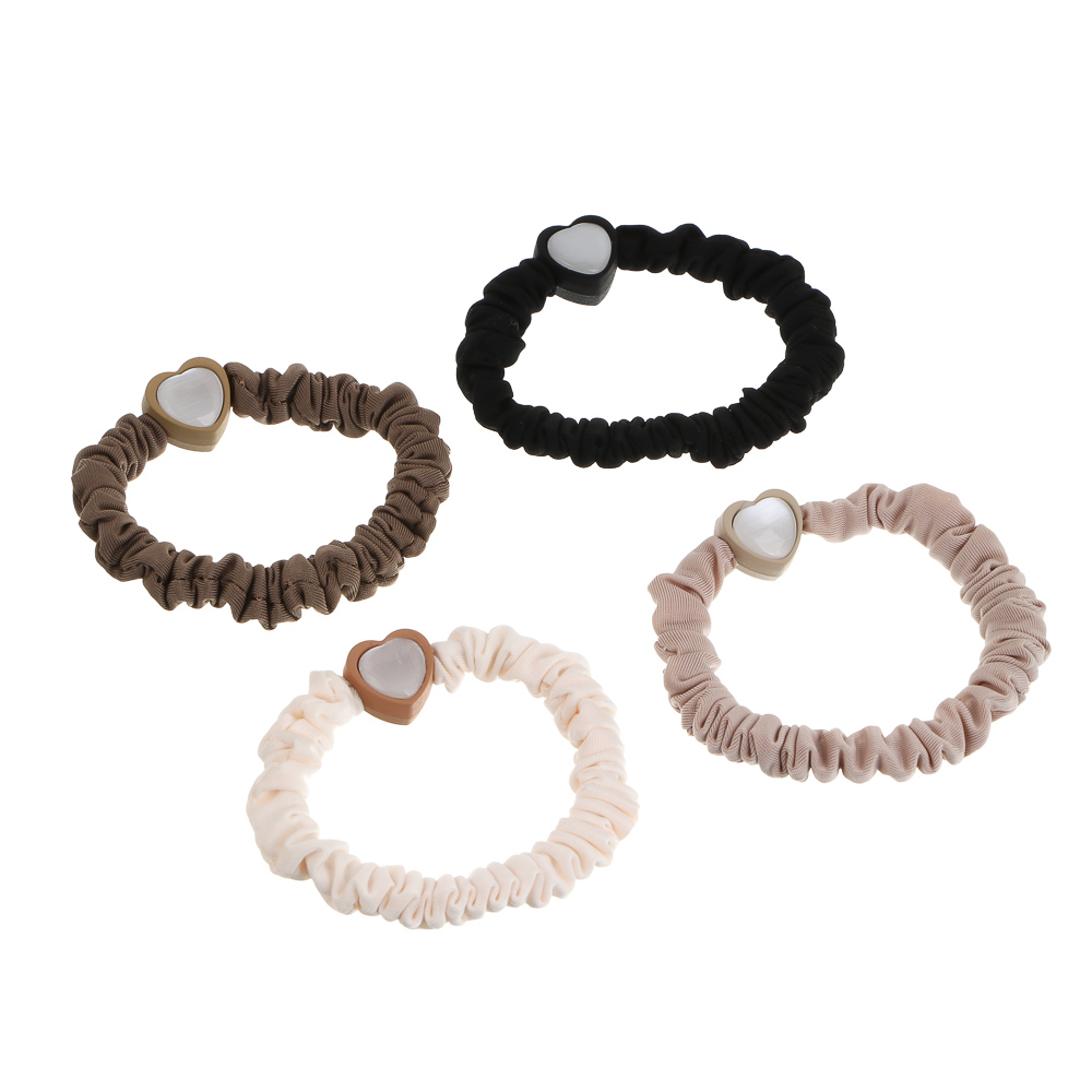 ЮНИLOOK Резинки для волос 5шт, d6см, полиэстер, пластик, ACS25-15 - #1