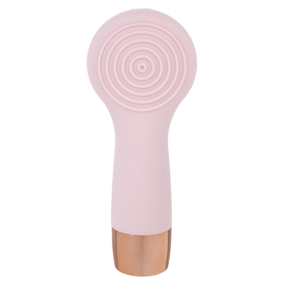 LEBEN Массажер для лица силиконовый, 2xAAA (не в компл.), влагозащита IP6, розовый - #4