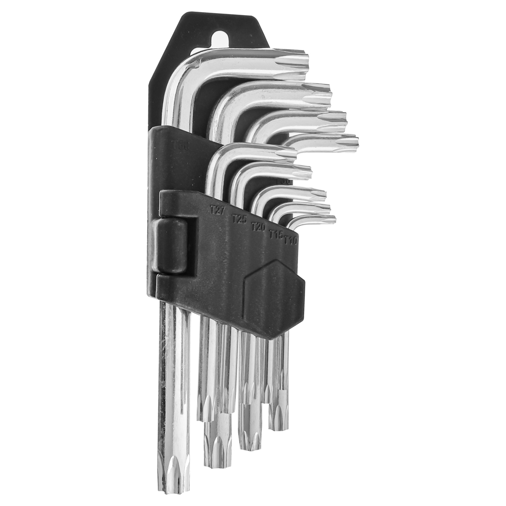 Набор ключей SilaPro, с профилем TORX, в пластиковом подвесе, 9 предметов - #2
