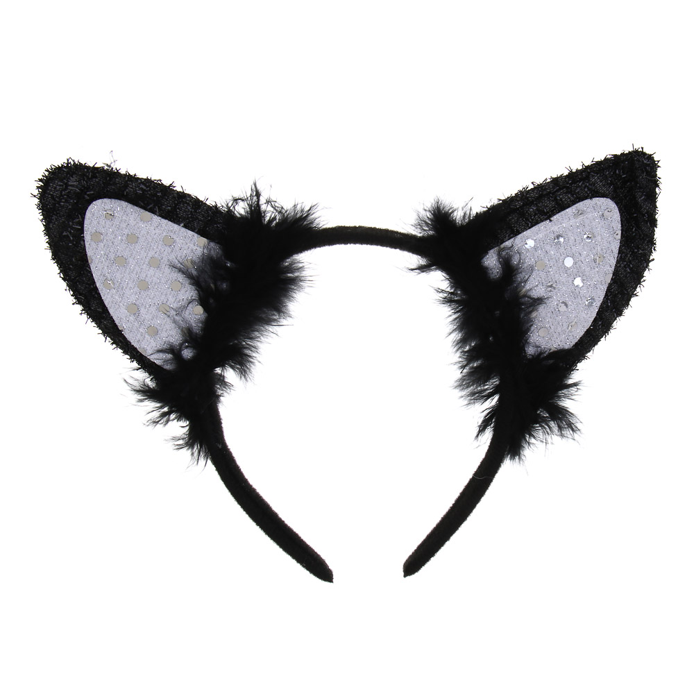 СНОУ БУМ Набор карнавальный "Котик", 3 предмета, пластик, полиэстер - #2