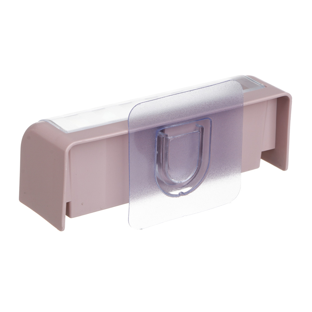 VETTA Classic Держатель для зубных щеток, пластик, 13,5x4,5x5 см, пудровый - #4