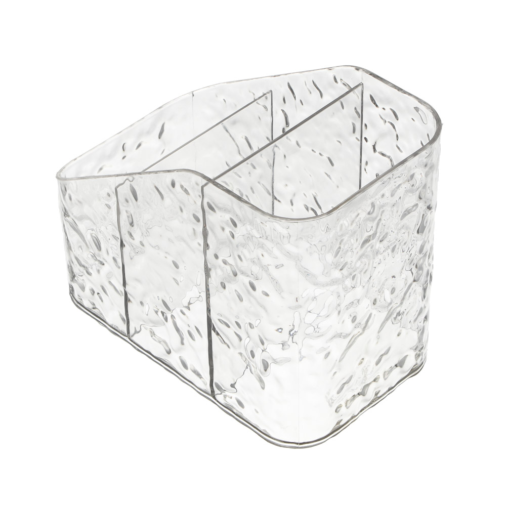 Органайзер для косметики и визажа тм ЮНИLOOK Ice 15х9х12см, пластик PET, #25666 - #3