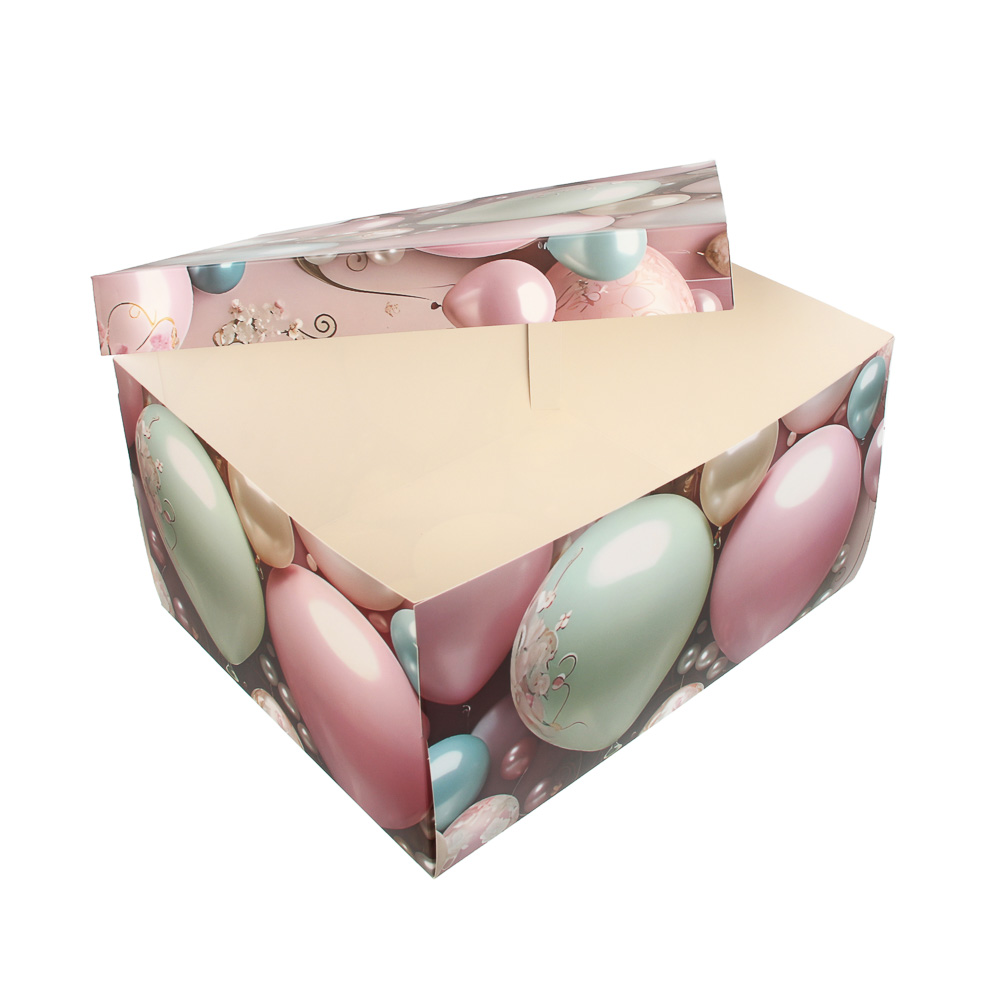 Коробка складная 31x25x16см, бумага, 4 дизайна - #6