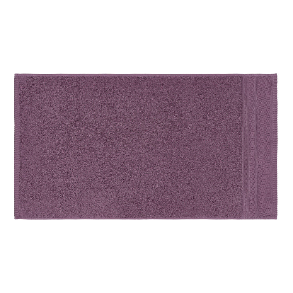 PROVANCE Хейзел Полотенце махровое, 100% хлопок, 50х90см, 400гр/м, сливовый - #9