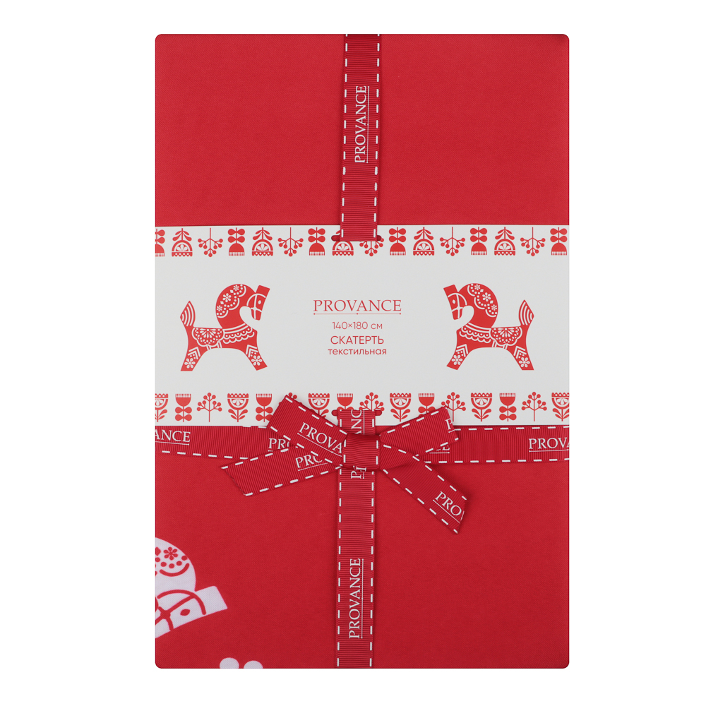 PROVANCE Красный конь Скатерть текстильная, 140х180см, 100% полиэстер - #9