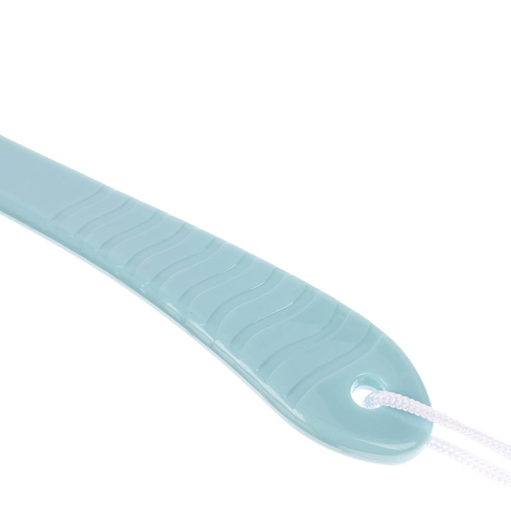 ЮL Мочалка банная с массажным эффектом с ручкой, полиэтилен, пластик, 41,5см, 3 цвета, МС24-05 - #15