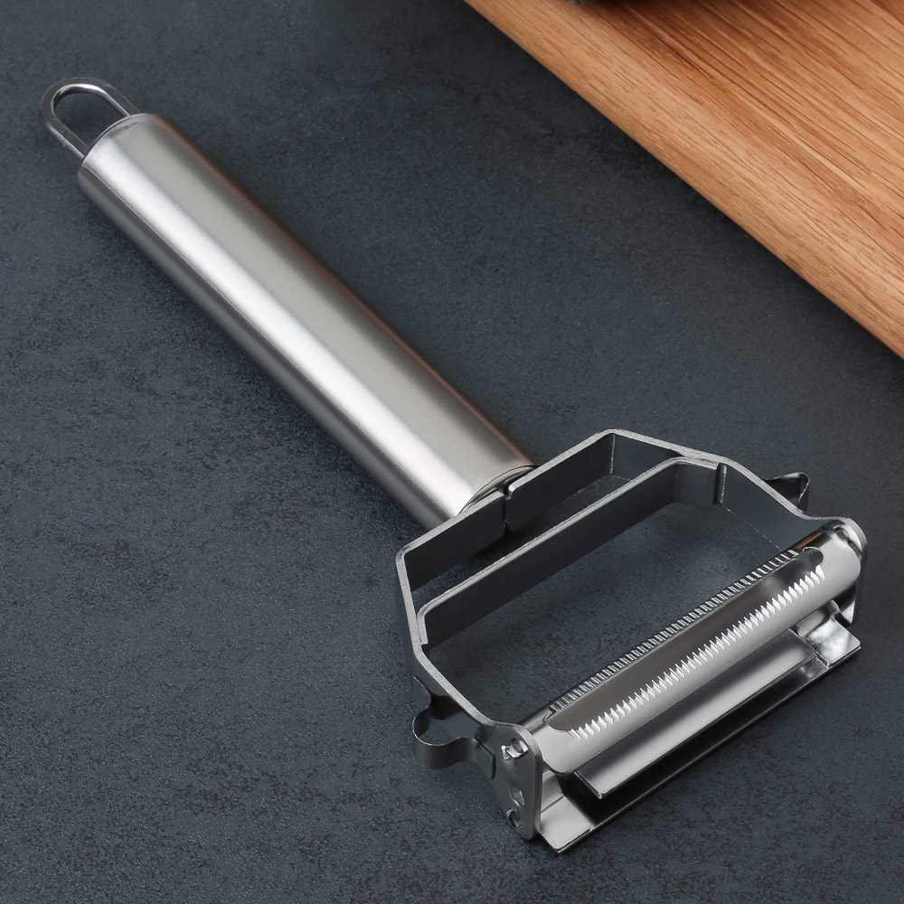 SATOSHI Овощечистка 5 в 1, 18х8см, 2 лезвия, нерж.сталь - #7