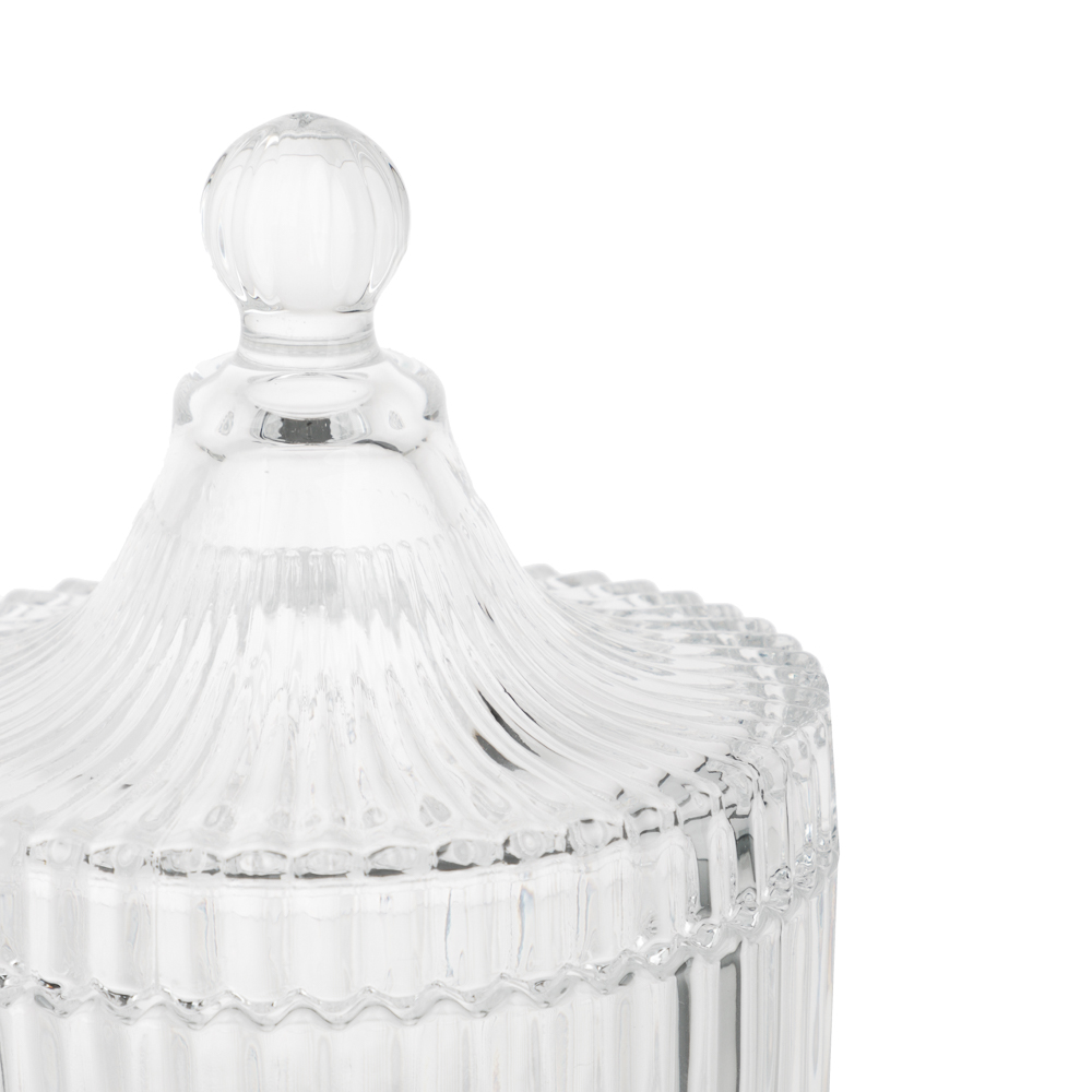 Сахарница стекло 10.5x12.5см - #1