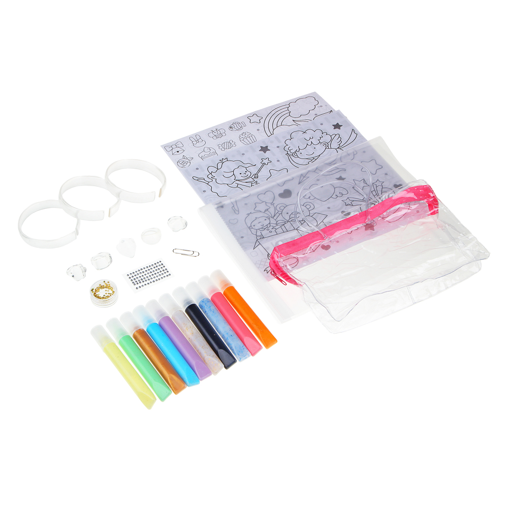 ХОББИХИТ Набор для творчества "Волшебные узоры", 26 пр., PP, PE, 32,3х22,3х4 см - #8