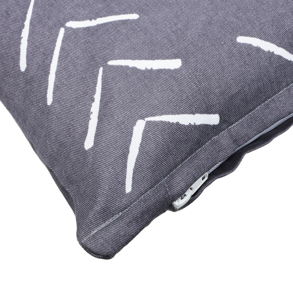 PROVANCE Чехол для подушки фактурный 40х40см, 100% хлопок, серый - #3