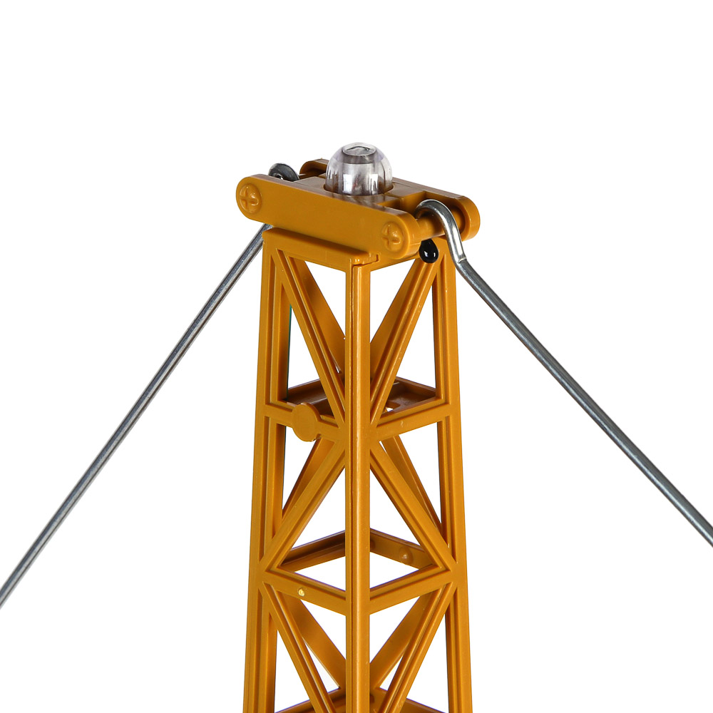 ИГРОЛЕНД Кран радиоуправляемый, 4-х канальный, свет, АКБ, USB, 2хАА, ABS, 41х21,5х18 см - #9