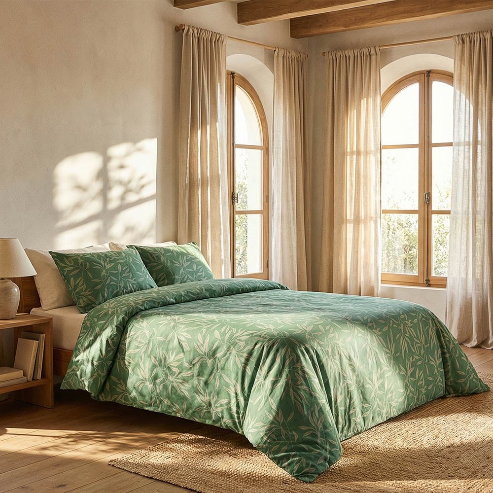 PROVANCE Мосс Комплект постельного белья 1,5 (4 предмета), микросатин, 100% полиэстер, 2 дизайна - #14