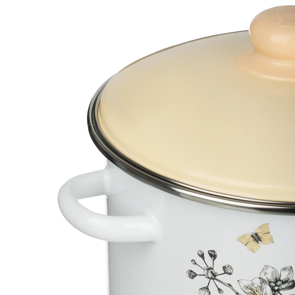 Люмен Кастрюля эмалированная 4л, индукция - #3