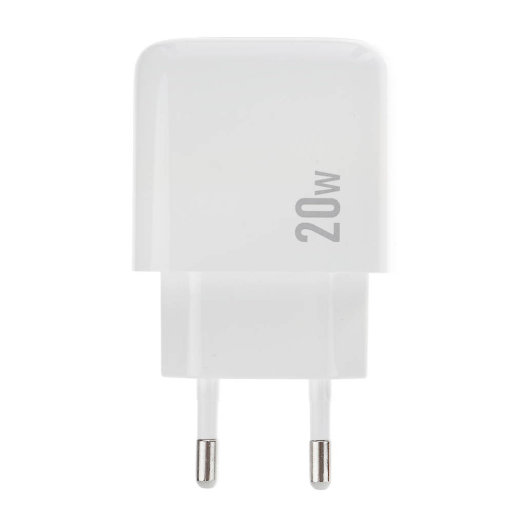 hoco. Зарядное устройство модель CS54A, USB-С PD 20W+QC3.0, цвет: белый - #10