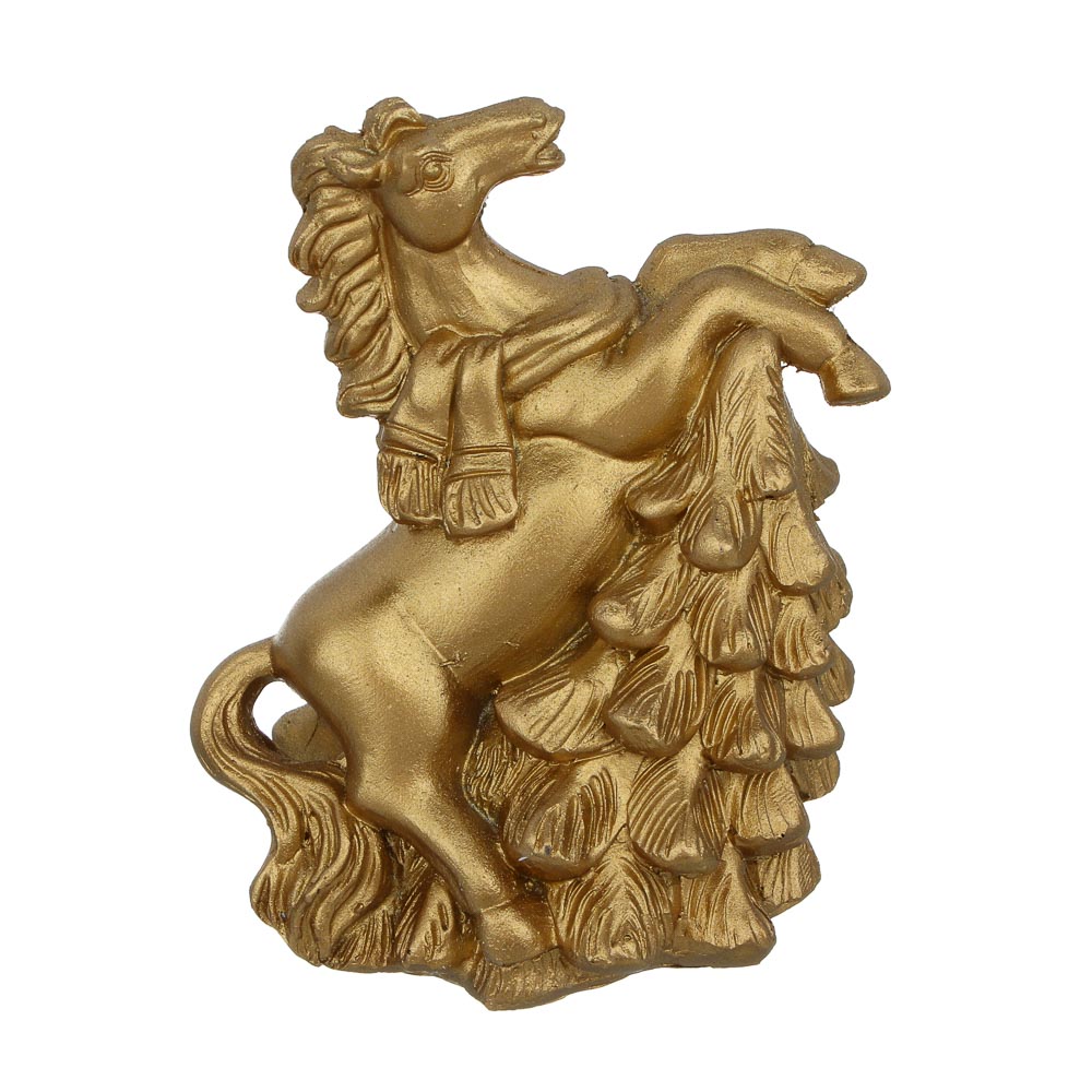 СНОУ БУМ Копилка лошадь 8x5.5*10 см, золото, полистоун, 2 вида - #2