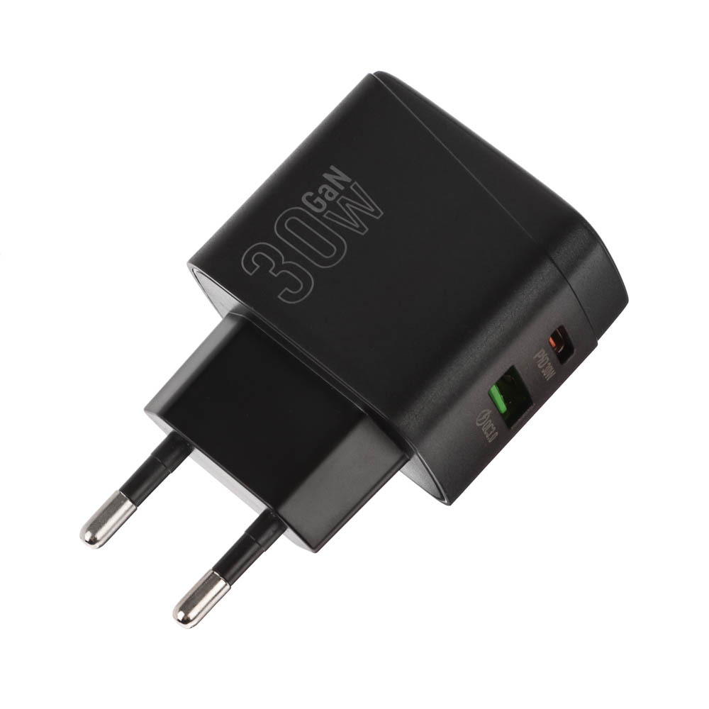 hoco. Зарядное устройство модель CS61A, USB+C 30W, цвет: черный - #14