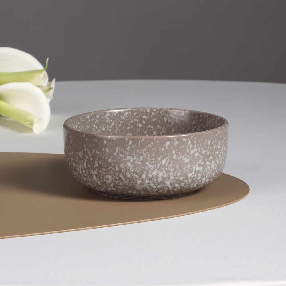 MILLIMI Салатник 620мл, 14.5х6см, керамика, серый - #7